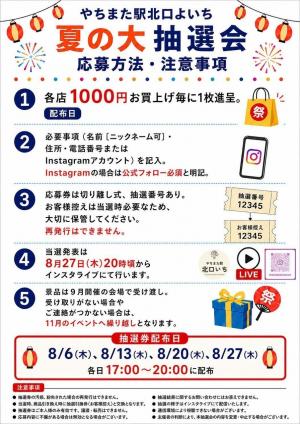 抽選会の説明