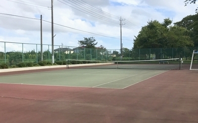 テニスコートの写真