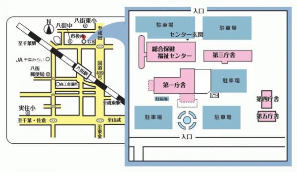 市役所庁舎案内の画像