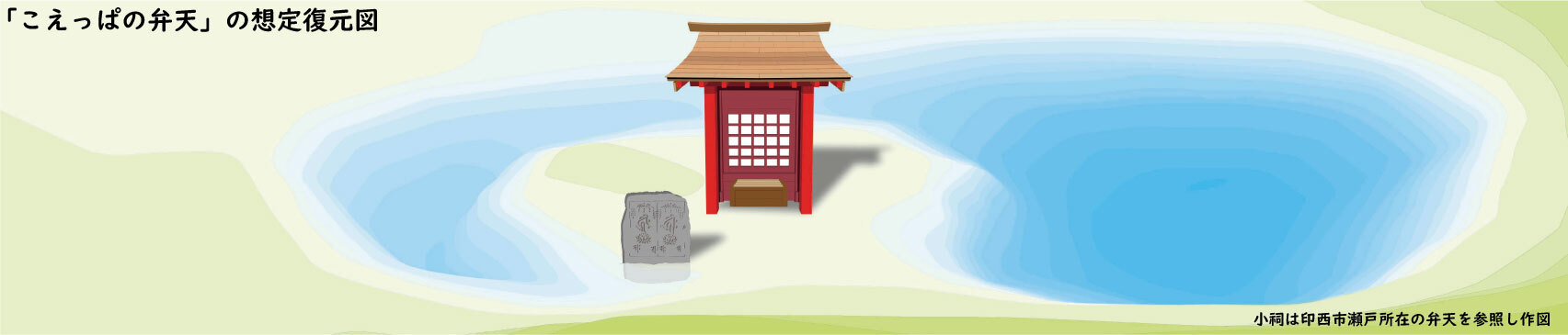弁天　社　復元