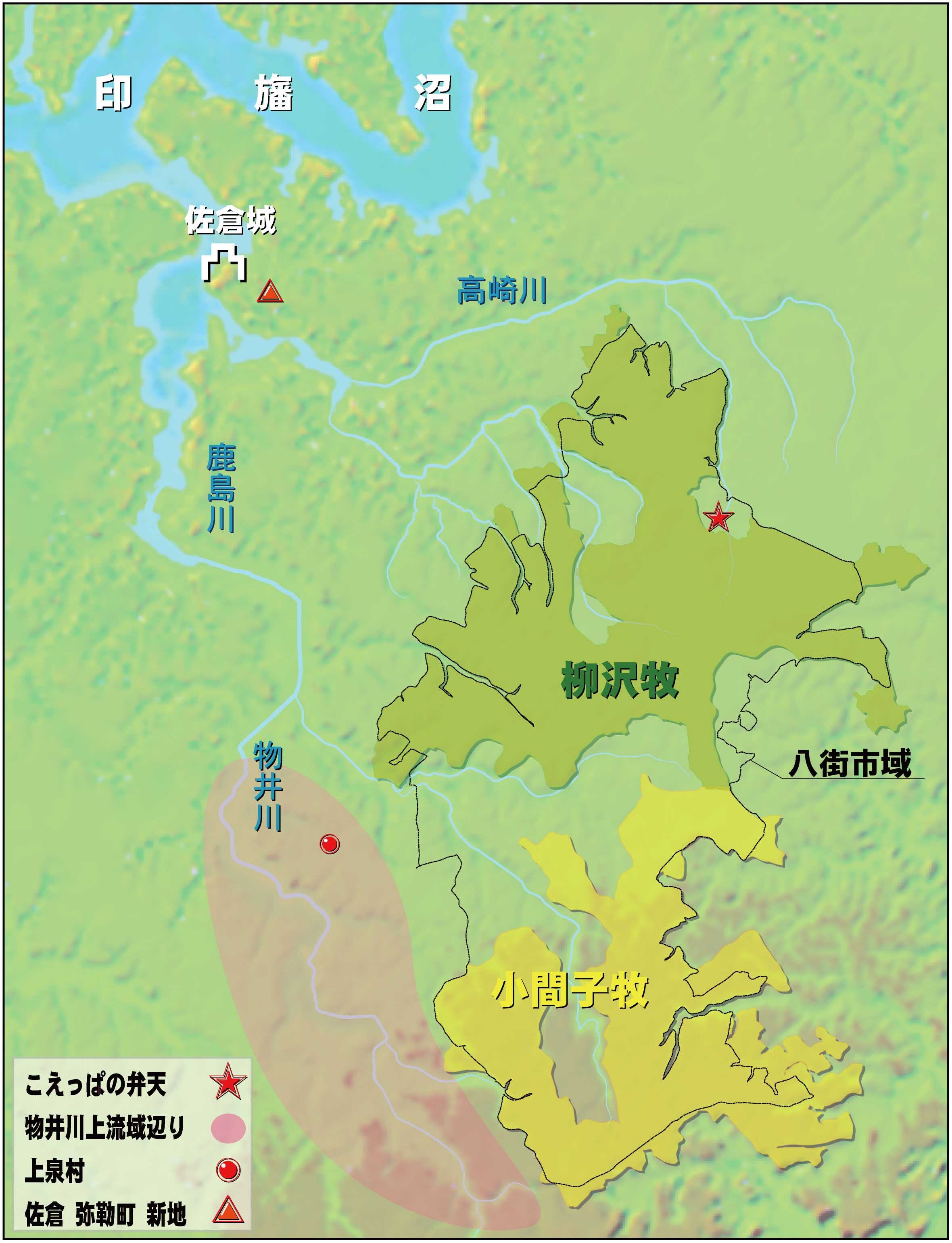 こえっぱ位置図