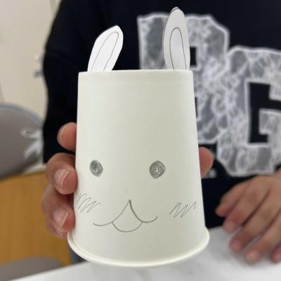 こどもが作成したうさぎのおもちゃ