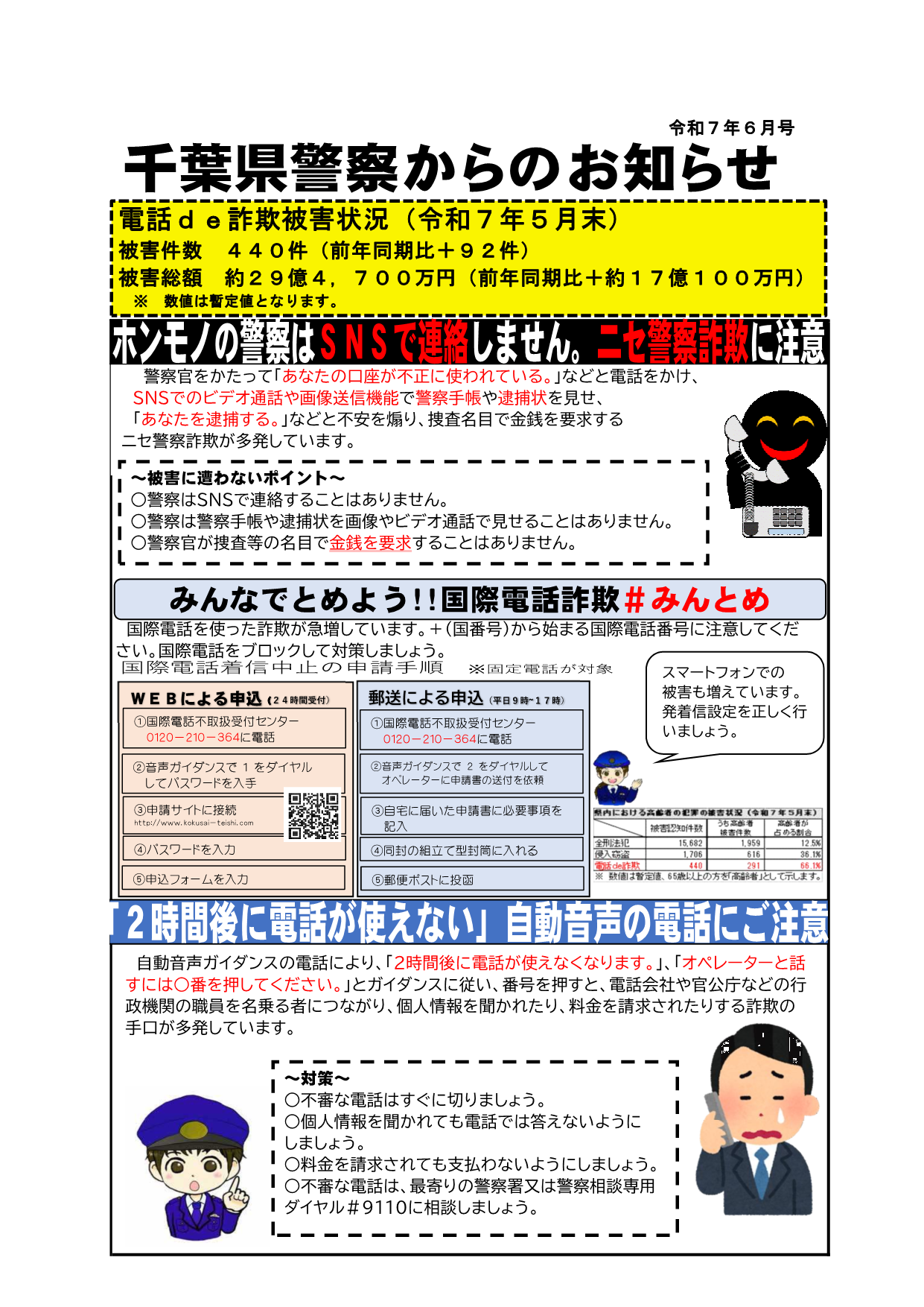 千葉県警からのおしらせ