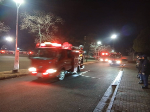 出動式の様子（車）