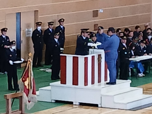 表彰状授与の様子