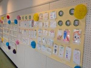 エハガキ展示の様子