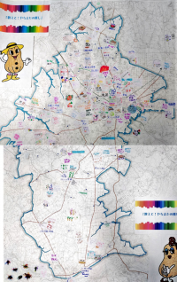 おしえてやちまたのおし！で作成した地図